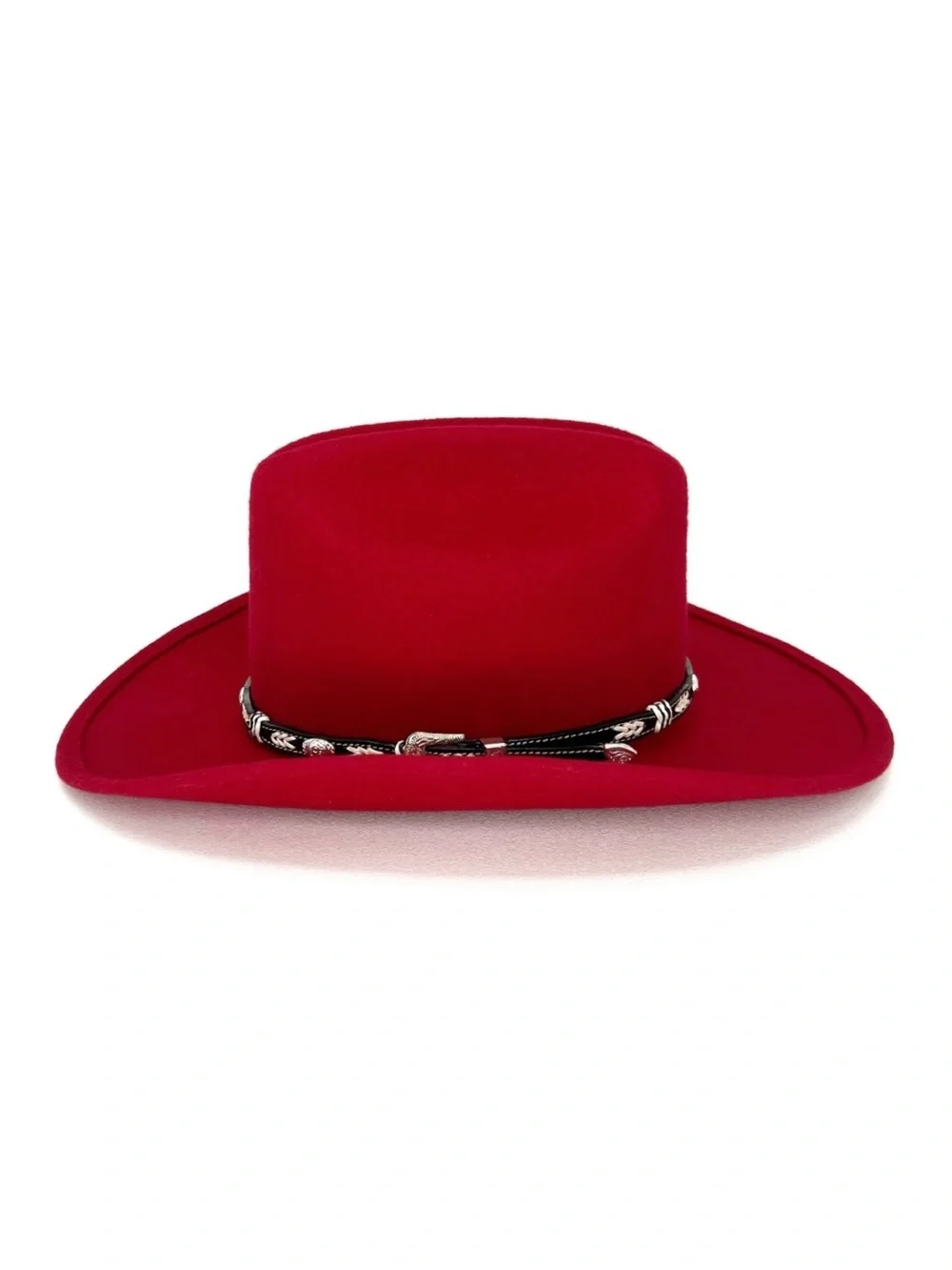 Bailey Youth Ranger Cowboy Hat Red 100% Wool Felted Western Rodeo Child Kids EUC